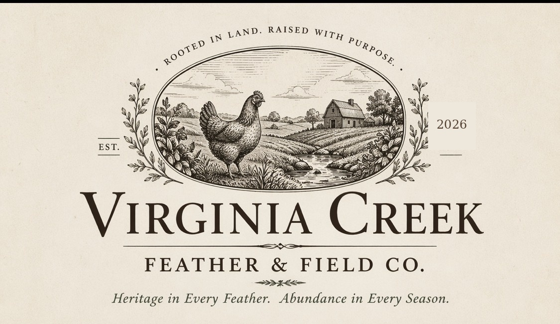 Virginia Creek Feather & Field Co. logo